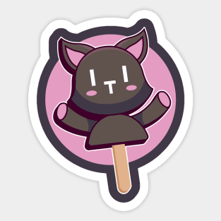 Mr Mew Ice Cream Sticker